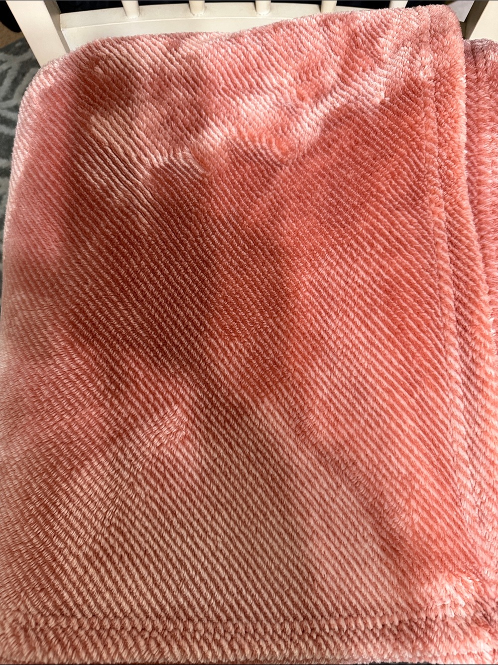 Plush Velvet Bed Throw Blanket - Rose Pink
